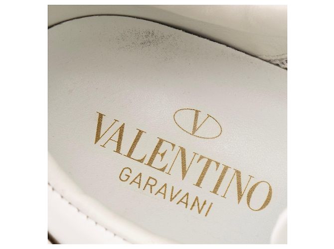 Valentino Garavani VALENTINO - Sneakers Backnet in pelle bianca (Taglia 36.5) Bianco - vista 7
