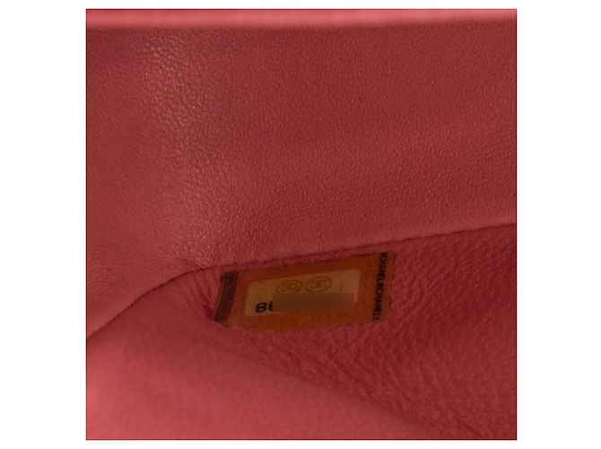 CHANEL - Borsa Classica/Timeless 11.12 Chanel in tweed rosa - vista 11
