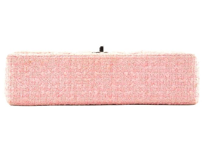 CHANEL - Borsa Classica/Timeless 11.12 Chanel in tweed rosa - vista 4