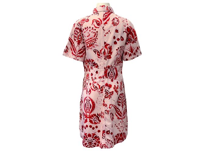 Etro Pink Floral Paisley Baumwollhemdkleid - Ansicht 3