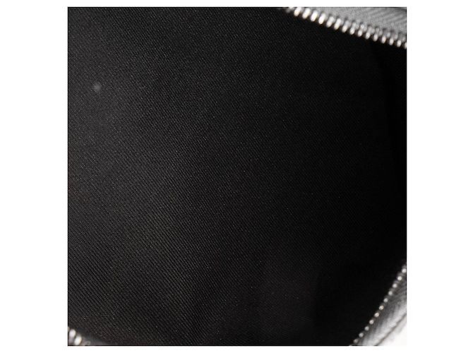 LOUIS VUITTON - Borsa a Spalla Triangle Messenger Louis Vuitton in Pelle Monogram Nera Nero - vista 7