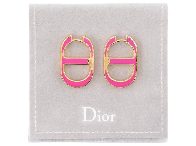 DIOR - Brincos 30 Montaigne Dior em metal dourado - vista 4