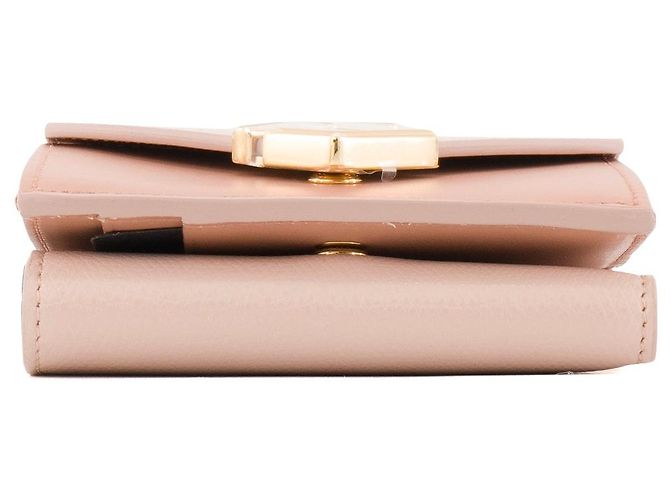 FENDI - Cartera FF Diamonds Fendi en Cuero Rosa - vista 4