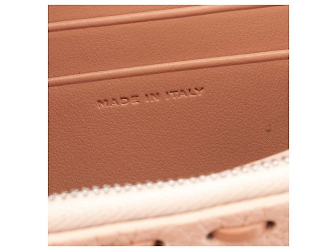 FENDI - Peekaboo Geldbörse aus genarbtem Leder in Rosa Pink - Ansicht 6