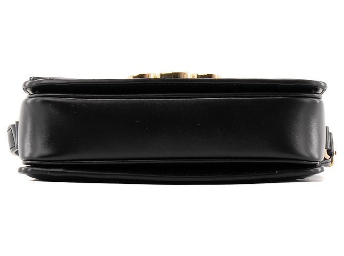 Céline CELINE - Bolsa de Ombro Triomphe Teen Celine em Lona e Couro Preto - vista 4