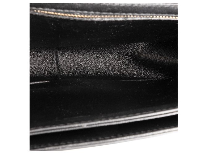 Céline CELINE - Bolsa de Ombro Triomphe Teen Celine em Lona e Couro Preto - vista 7