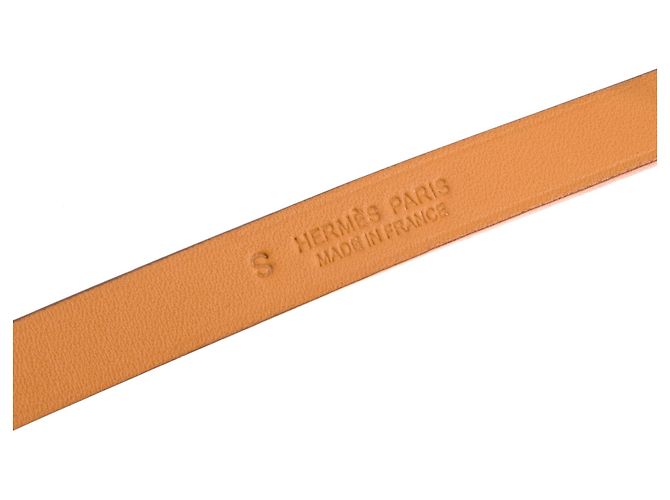HERMÈS - Bracciale doppio giro Mini Kelly Hermès in pelle swift rosa (T1) - vista 4