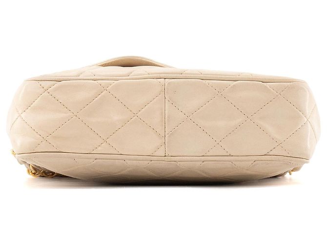 Camera CHANEL - Vintage Beiger Leder Kamera Schultertasche - Ansicht 4