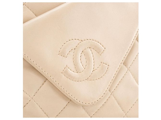Camera CHANEL - Vintage Beiger Leder Kamera Schultertasche - Ansicht 5