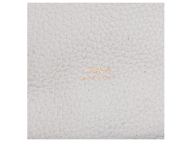 CHLOÉ - Borsa a Spalla Aby Chloé in Pelle Grigia Chiara Grigio - vista 11