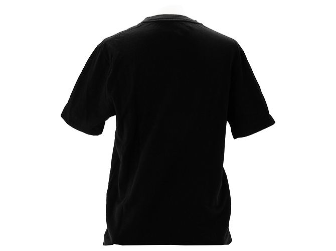 HERMÈS - Camiseta bordada H Hermès em algodão preto (M) - vista 2