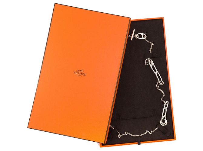 HERMÈS - Collana Catena d'Ancora Punk Hermès in argento - vista 6