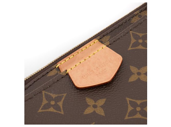 LOUIS VUITTON - Borsa a Spalla Multi Pochette Accessori Louis Vuitton in Tela Monogrammata Marrone - vista 5