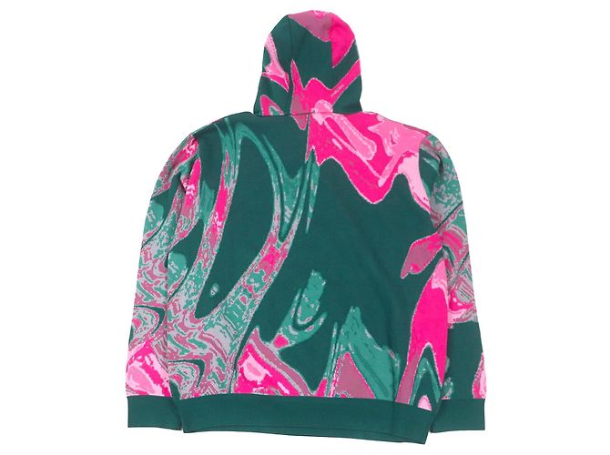 LOUIS VUITTON - Louis Vuitton Kapuzenpullover in Rosa und Grün (XL) - Ansicht 2