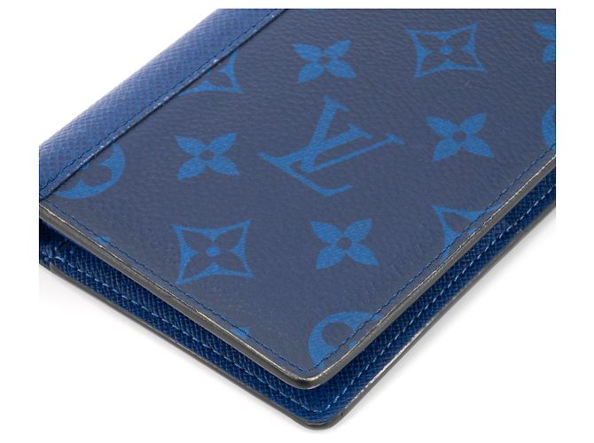 LOUIS VUITTON - Brazza Wallet Louis Vuitton in blue monogram canvas - view 3