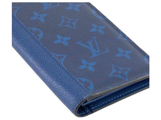 LOUIS VUITTON - Brazza Wallet Louis Vuitton in blue monogram canvas - view 5