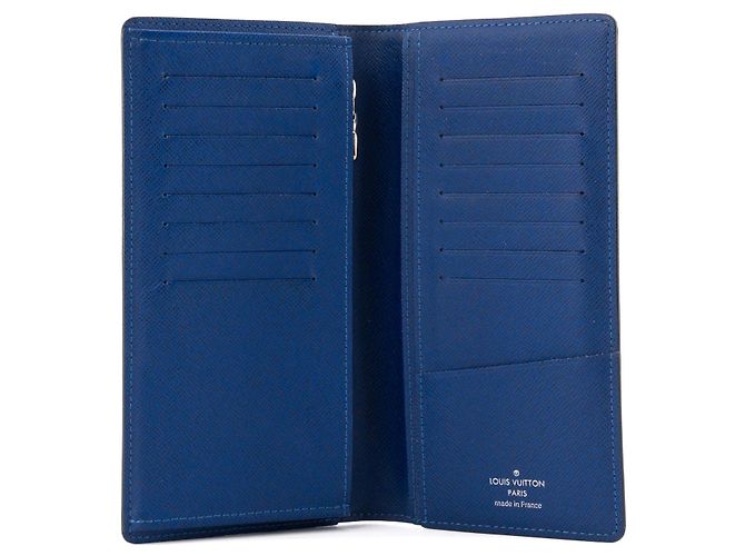 LOUIS VUITTON - Brazza Wallet Louis Vuitton in blue monogram canvas - view 6