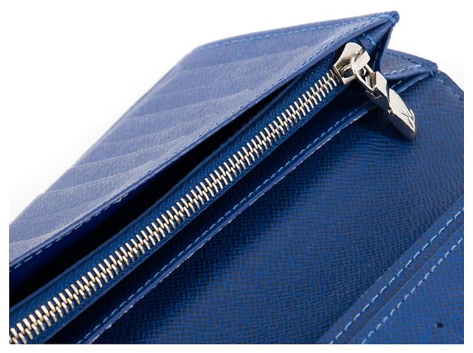 LOUIS VUITTON - Brazza Wallet Louis Vuitton in blue monogram canvas - view 7