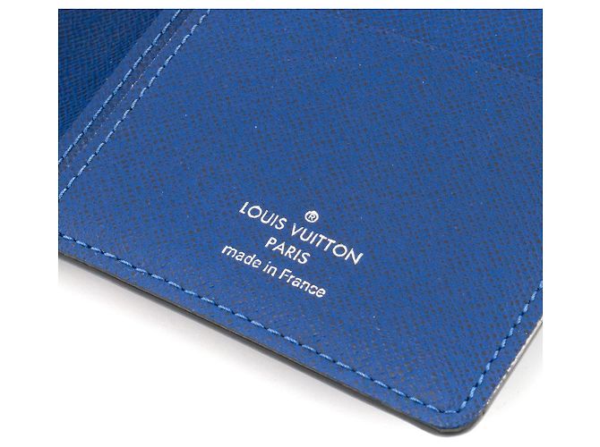 LOUIS VUITTON - Brazza Wallet Louis Vuitton in blue monogram canvas - view 8