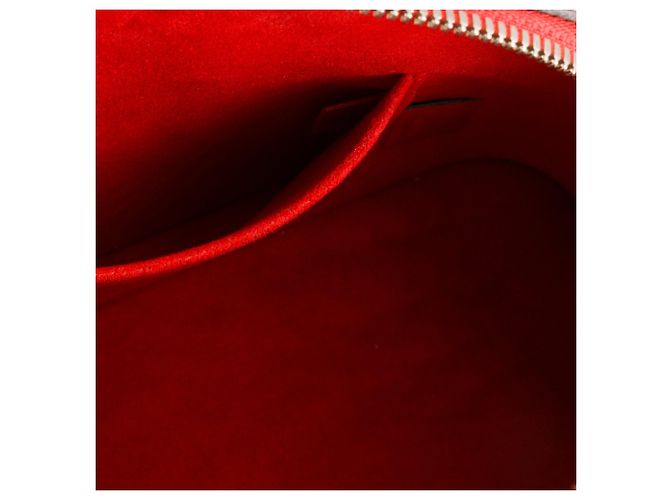 LOUIS VUITTON - Borsa a Spalla Alma BB Louis Vuitton in Pelle Epi Rossa Rosso - vista 9