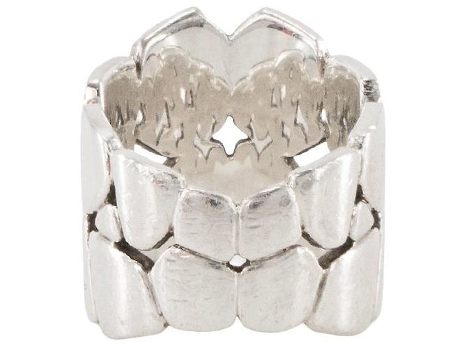 HERMÈS - Niloticus Hermès Ring aus Silber (T49) Metallisch - Ansicht 2