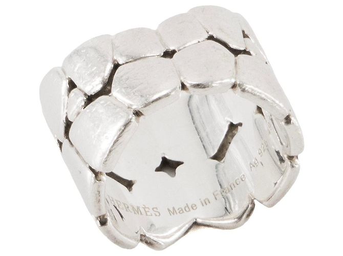 HERMÈS - Niloticus Hermès Ring aus Silber (T49) Metallisch - Ansicht 4