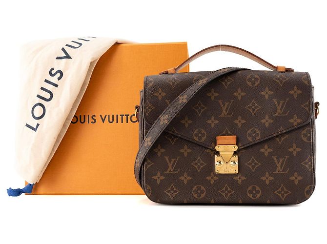 LOUIS VUITTON - Borsa a tracolla Louis Vuitton Métis in tela monogrammed Marrone - vista 9
