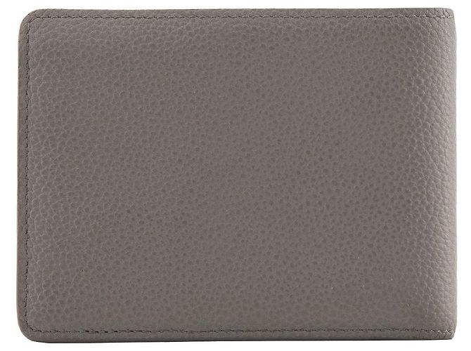 LOUIS VUITTON - Louis Vuitton Geldbörse aus grauem genarbtem Leder - Ansicht 3