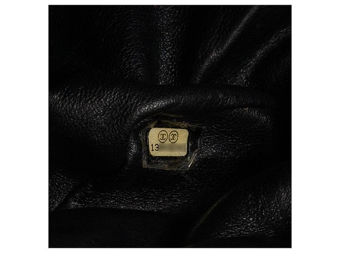 CHANEL - Borsa a tracolla 2.55 large Chanel in pelle vernice nera Nero - vista 8