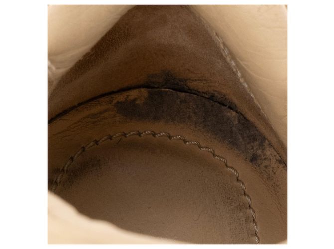 PRADA - Sneakers Centaurus in pelle e tela beige (Taglia 39.5) - vista 6