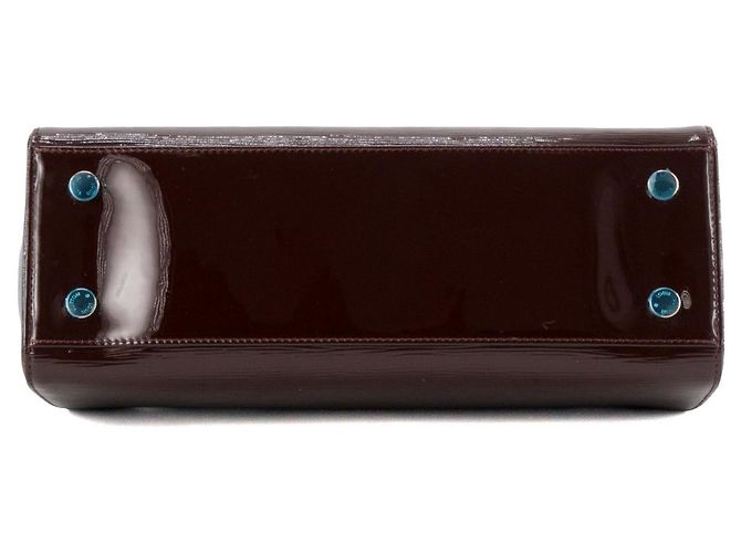 LOUIS VUITTON - Borsa Brea in pelle epi verniciata bordeaux Bordò - vista 4
