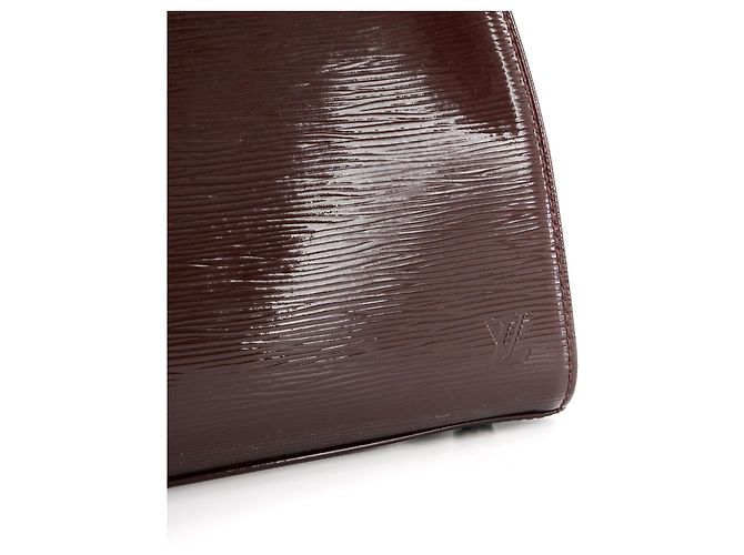 LOUIS VUITTON - Borsa Brea in pelle epi verniciata bordeaux Bordò - vista 5