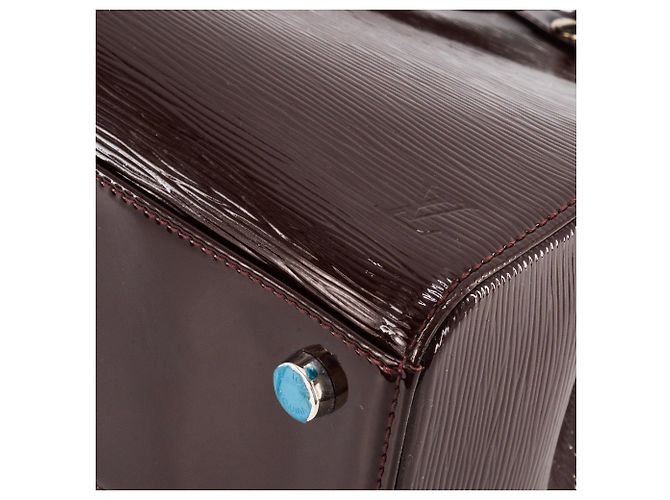 LOUIS VUITTON - Borsa Brea in pelle epi verniciata bordeaux Bordò - vista 8