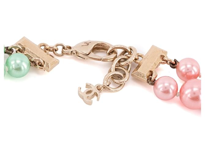 CHANEL - Collana Chanel in perle multicolori Multicolore - vista 3