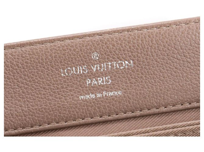 LOUIS VUITTON - Borsa a Spalla Lockme II Louis Vuitton in pelle grigia granulata Beige - vista 9