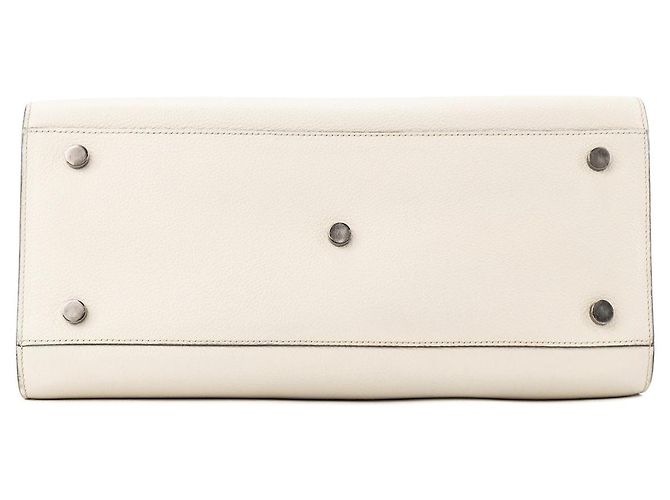 SAINT LAURENT - Borsa Sac de Jour Small Saint Laurent in pelle grana beige - vista 4