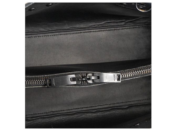 SAINT LAURENT - Borsa Sac de Jour Small Saint Laurent in pelle grana beige - vista 8