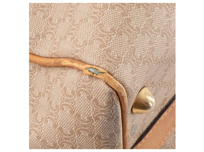 Céline CELINE - Boston Macadam Celine Handtasche aus vintage braunem Canvas - Ansicht 8