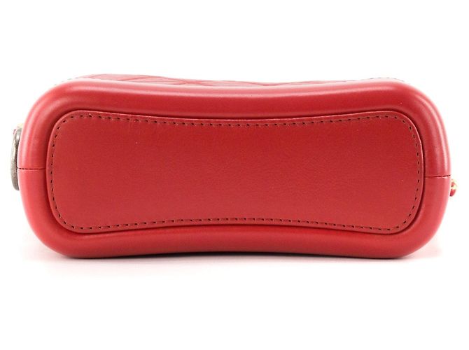 CHANEL - Borsa a Spalla Gabrielle Mini Chanel in Pelle Rossa Rosso - vista 4
