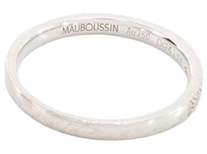 MAUBOUSSIN - Capricime Trauring aus Weißgold und Diamanten (Größe 52) Metallisch - Ansicht 2