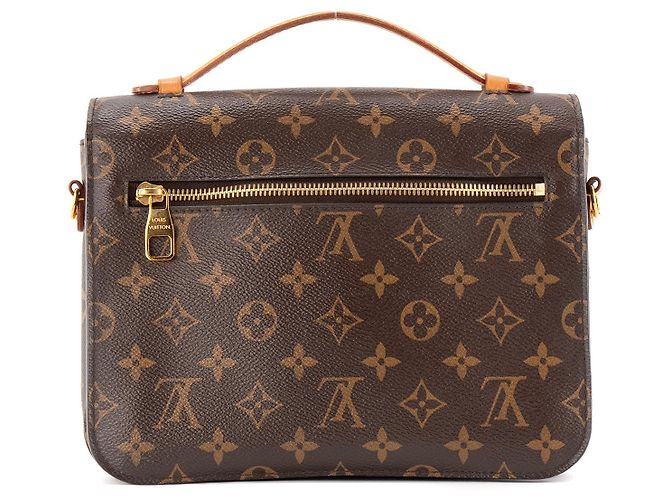 LOUIS VUITTON - Borsa a tracolla Métis Louis Vuitton in tela monogrammed Marrone - vista 3