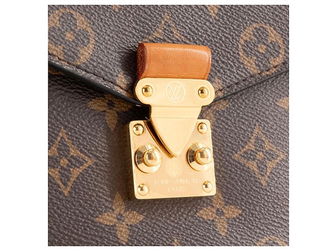LOUIS VUITTON - Borsa a tracolla Métis Louis Vuitton in tela monogrammed Marrone - vista 5