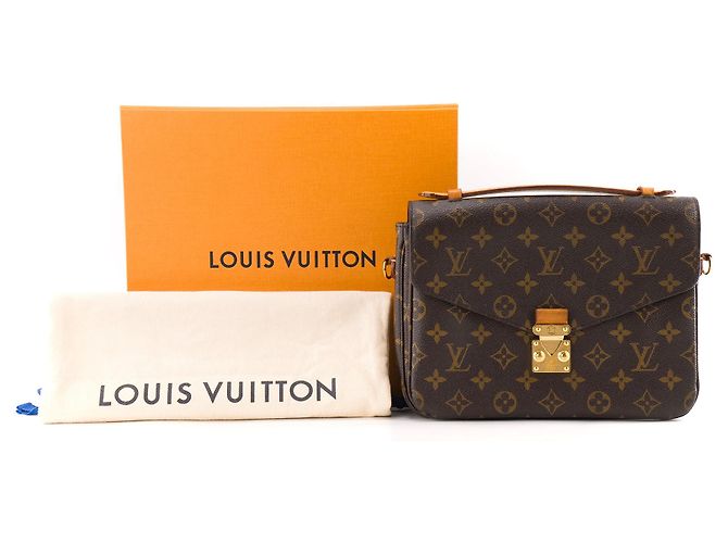 LOUIS VUITTON - Borsa a tracolla Métis Louis Vuitton in tela monogrammed Marrone - vista 13