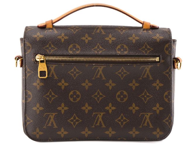 LOUIS VUITTON - Borsa a tracolla Métis Louis Vuitton in tela monogrammed Marrone - vista 3