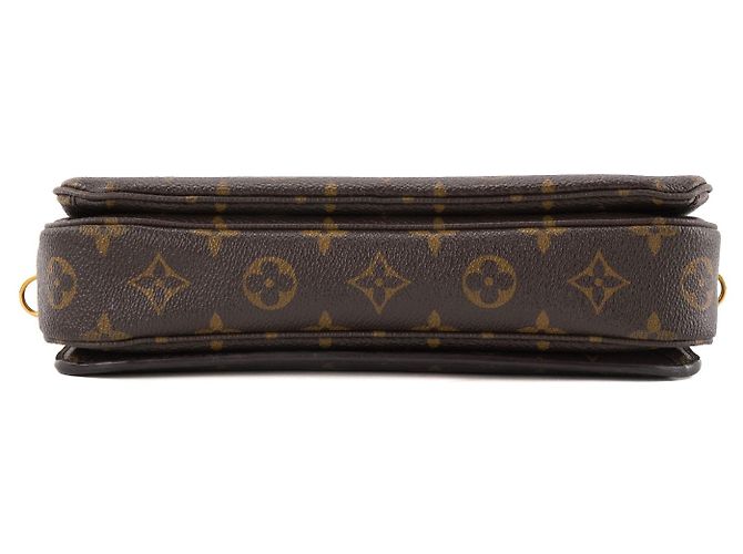 LOUIS VUITTON - Borsa a tracolla Métis Louis Vuitton in tela monogrammed Marrone - vista 4