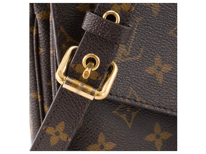 LOUIS VUITTON - Borsa a tracolla Métis Louis Vuitton in tela monogrammed Marrone - vista 7