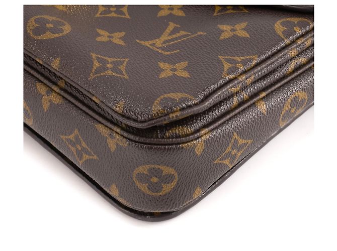 LOUIS VUITTON - Borsa a tracolla Métis Louis Vuitton in tela monogrammed Marrone - vista 8