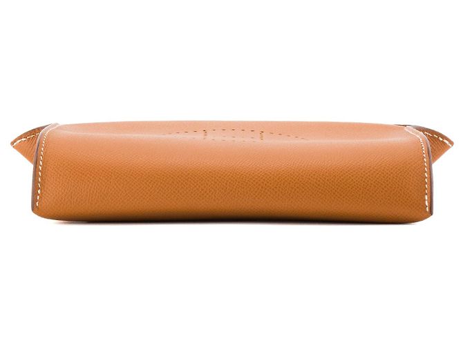 HERMÈS - Borsa a Spalla Hermès in Pelle Epsom Oro Marrone - vista 4