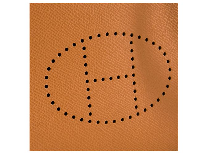 HERMÈS - Borsa a Spalla Hermès in Pelle Epsom Oro Marrone - vista 5