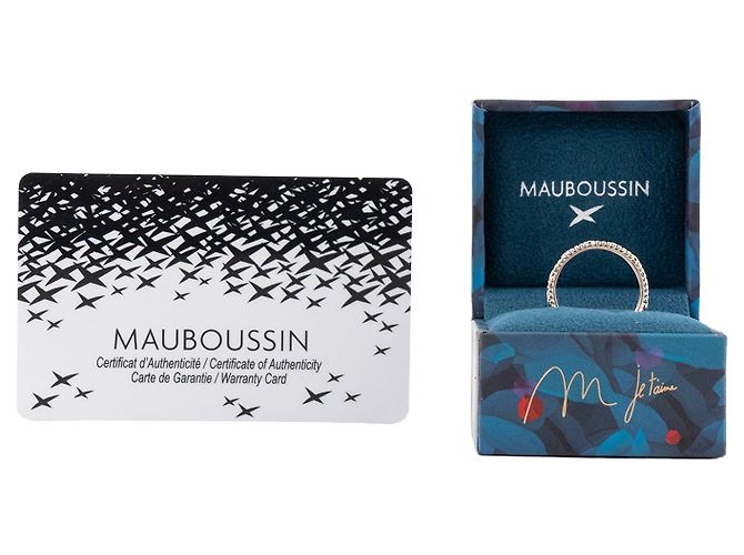 MAUBOUSSIN - Anello Le Premier Jour Mauboussin in oro bianco e diamanti (T54) Argento - vista 4